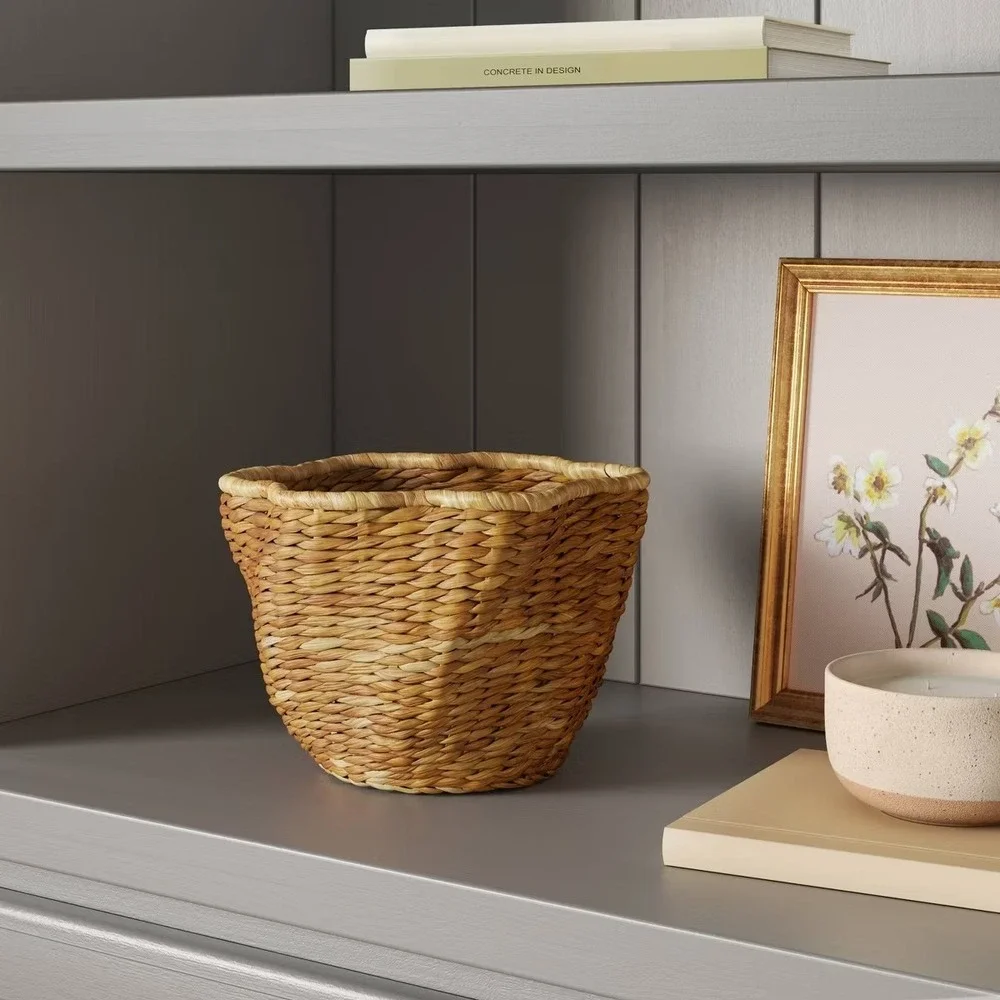 Sculpted Natural‎ Woven Basket – Threshold Target